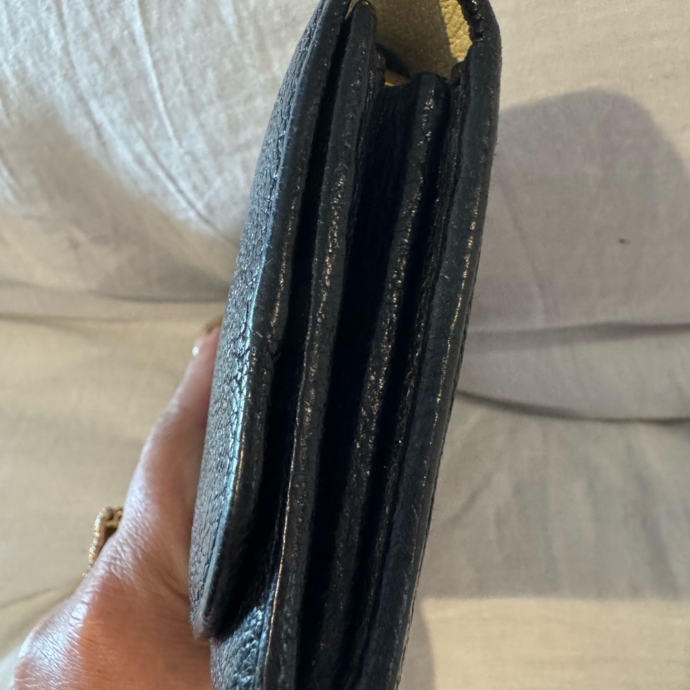 Mui Mui black leather special edition cat long wallet - Picture 9 of 11